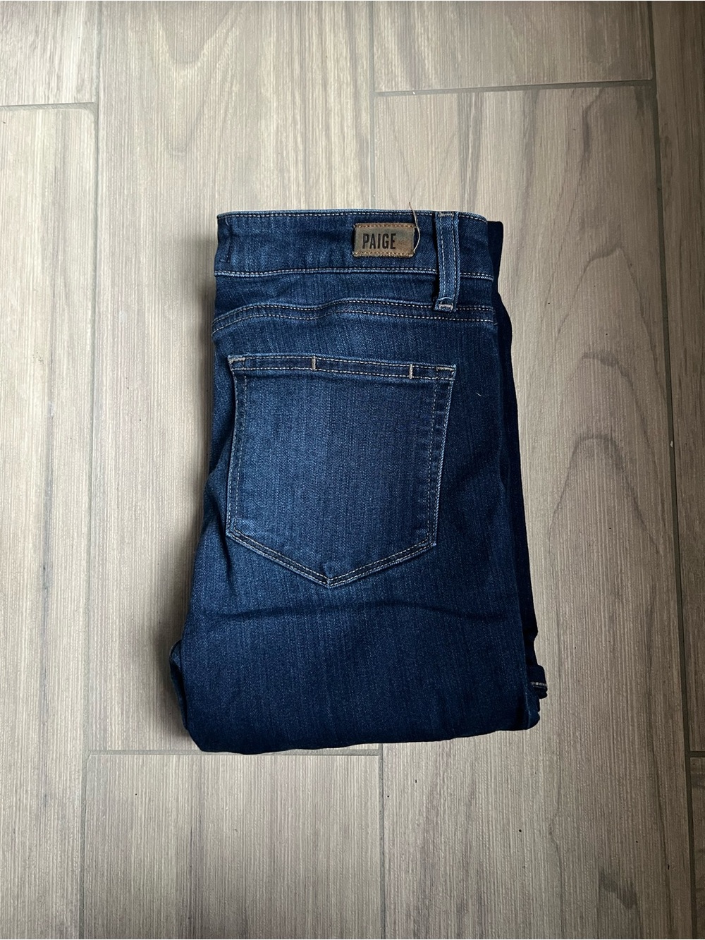 Paige Dark Wash Manhattan Jeans